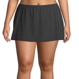Liz Claiborne Black Swim Skirt 16W